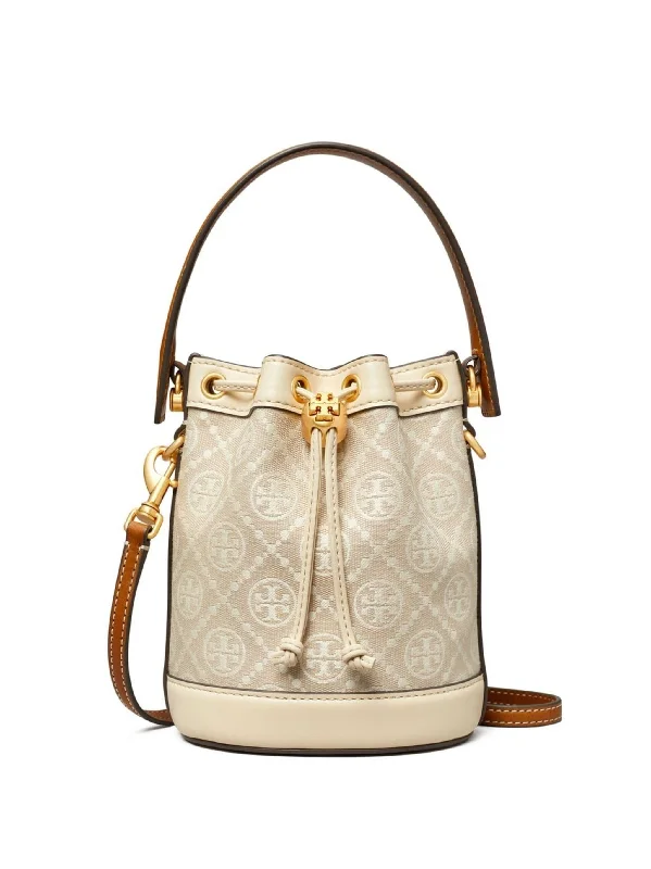 Flash Sale On Premium Bags TORY BURCH - Women Mini T Monogram Bucket Bag