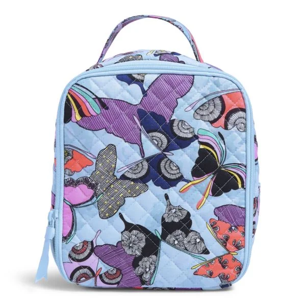 New Year Party Bag For Celebrations Vera Bradley Lunch Bunch Bag in Butterfly By