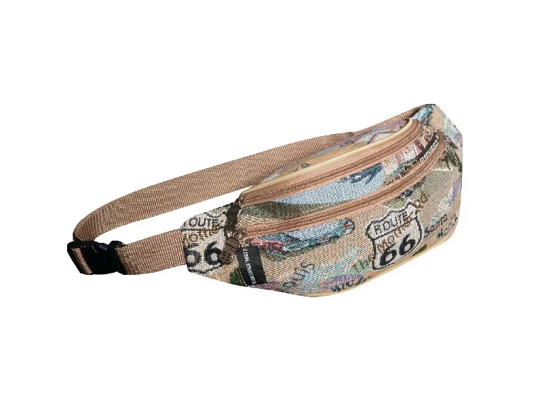 Elegant Bags For Formal Events And Luxury Occasions Women's Tapestry Waist Fanny Pack Bag In Multi
