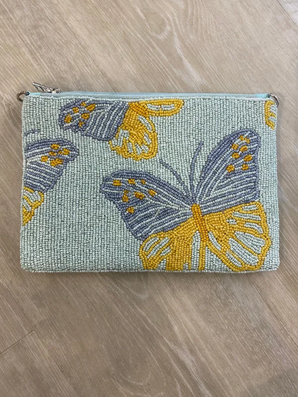 Lightweight Bags With Clearance Prices Butterfly Bead Clutch