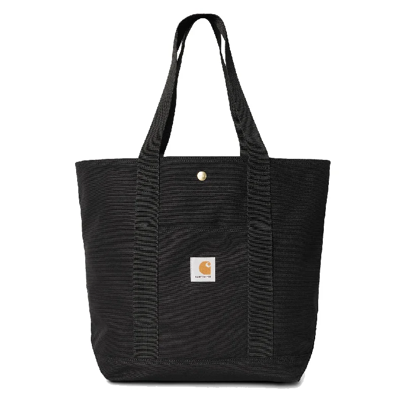 Office Professionals Carhartt WIP Canvas Tote Black Rinsed