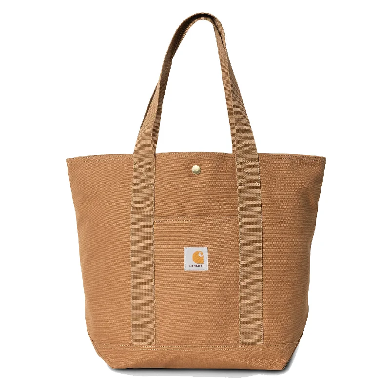 Stylish Yet Affordable Bags Carhartt WIP Canvas Tote Hamilton Brown Rinsed