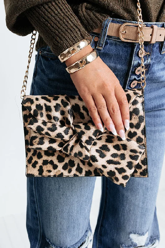 Elegant Bags For Formal Events And Luxury Occasions Celebrity Chic Leopard Clutch