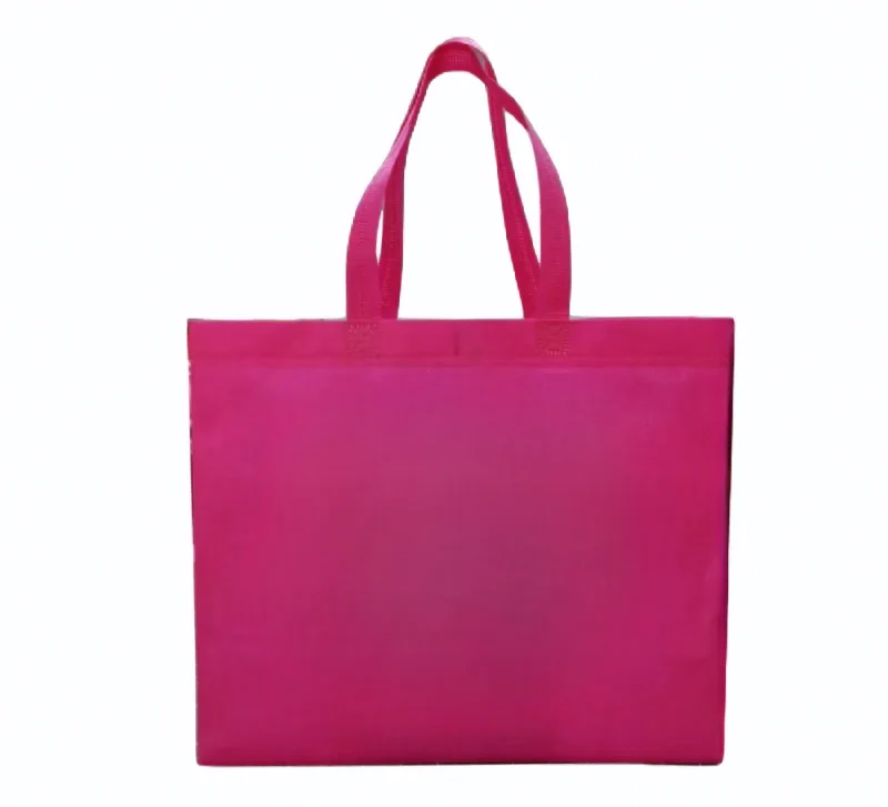 Romantic Valentine's Day Bags With Promotions Hot Pink Cotton Shopping Bag