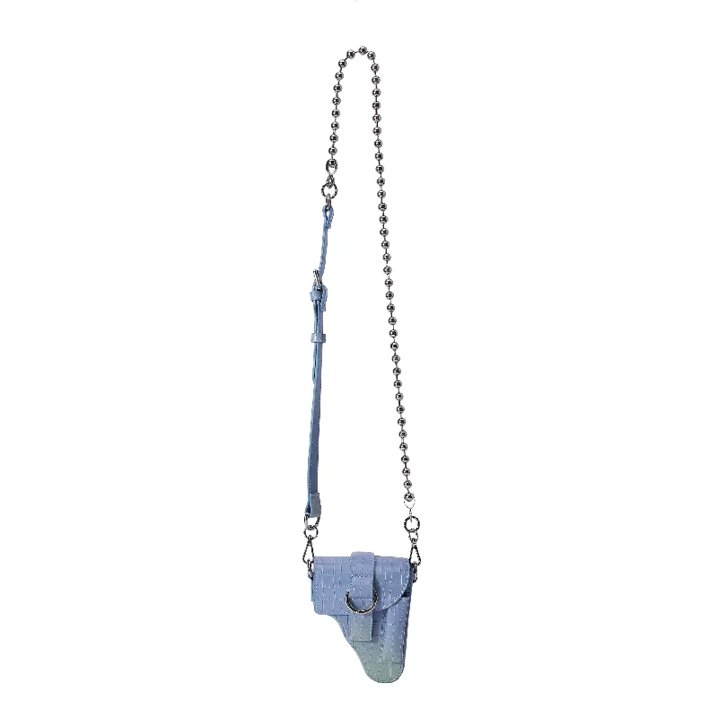 Inspired Bags For Affordable Luxury Dipdye Leather Multi Purpose Mini Bag - Blue and Sage