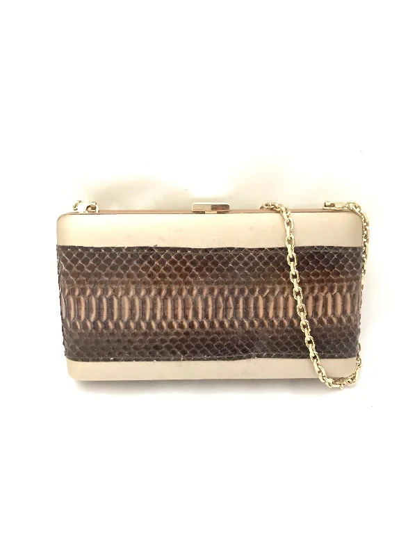 Functional Bags For Busy Moms And Dads Snakeskin Box Clutch
