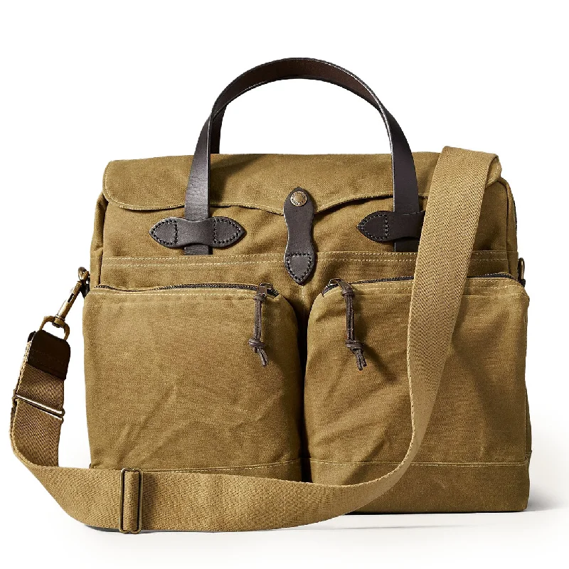 Anti-Theft And Budget-Friendly Bags Filson 24-Hour Tin Cloth Briefcase Dark Tan