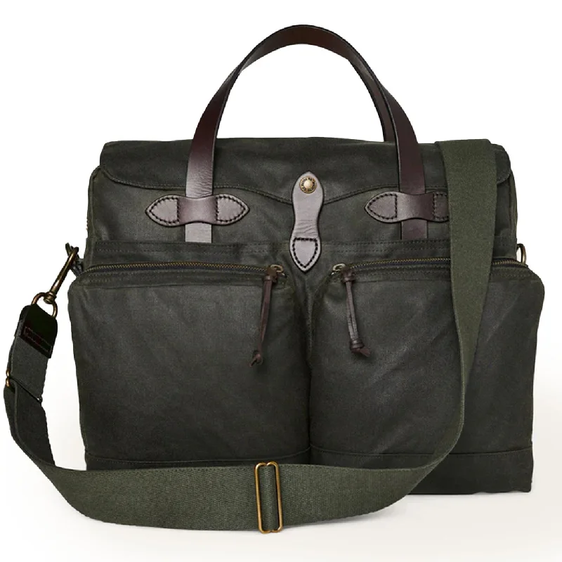 Bold And Flash-Sale Bags Filson 24-Hour Tin Cloth Briefcase Otter Green