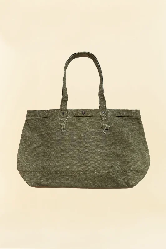 Eco-Friendly And Discounted Bags Fullcount Paraffin Canvas Coal Bag - Olive