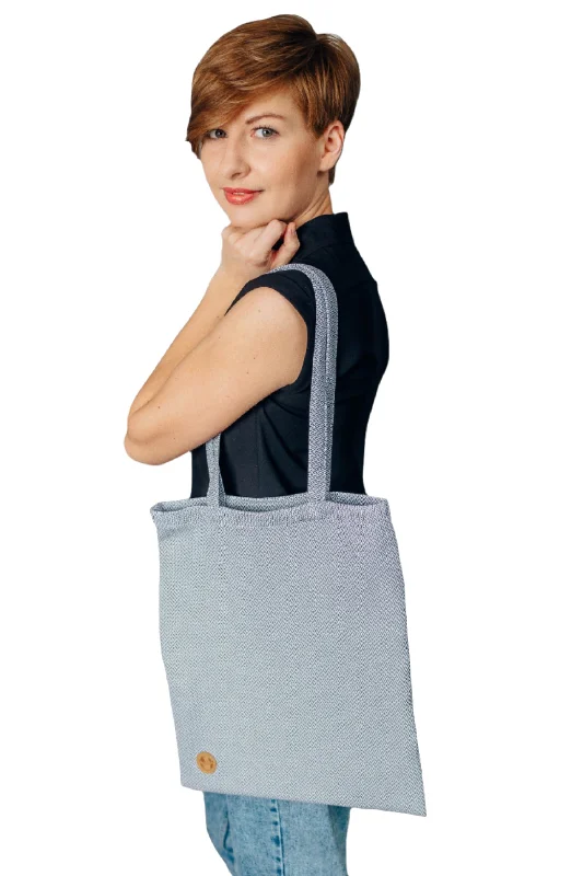 Customizable Bags For Personalized Style Grey Shopping Bag by LennyLamb