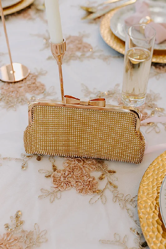 Designer Bags For Luxury Collectors Midnight In London Rhinestone Clutch