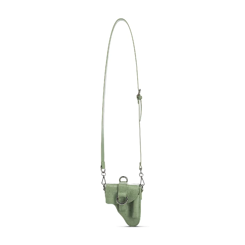 Clearance Bags For Budget Shoppers Mint Leather Multi Purpose Mini Bag