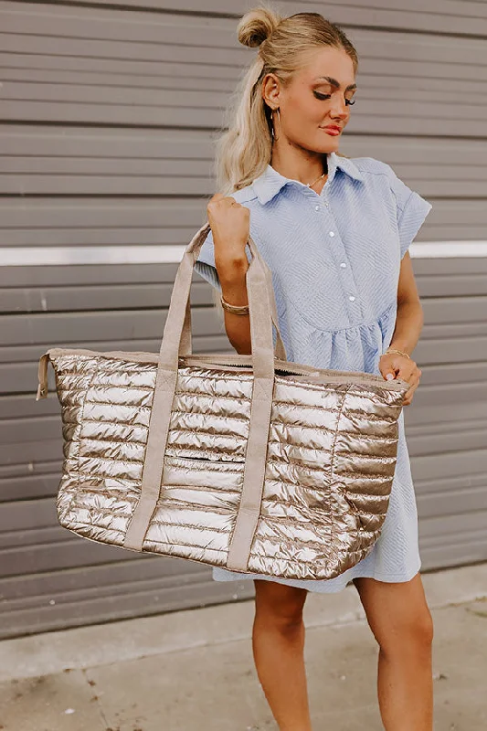 Tote Bag For Everyday Use Napa Trip Puffer Weekender Tote