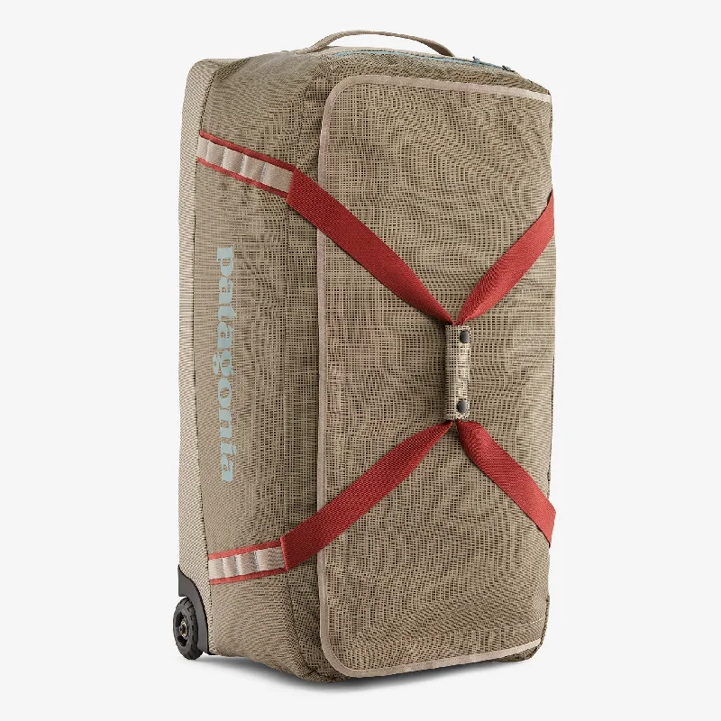 Genuine Bags On Clearance Sale Patagonia Black Hole Wheeled Duffel Bag 100L - Seabird Grey