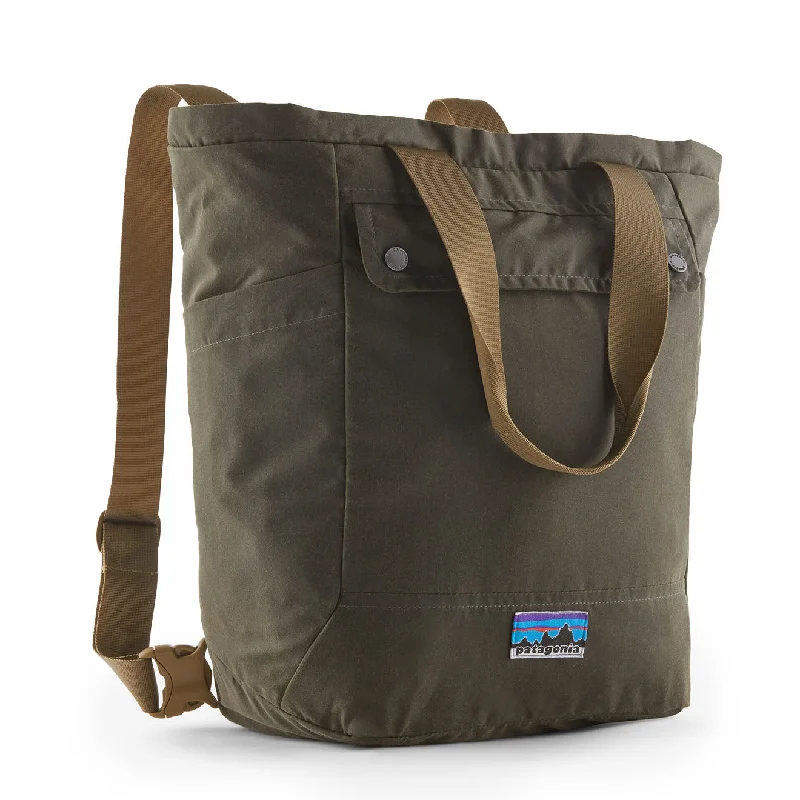 Active Lifestyles Patagonia Waxed Canvas Tote Pack 27L Basin Green