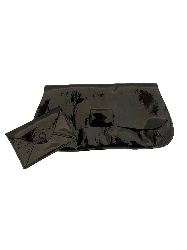 Bags For College Students On A Budget Patent Jewel Clutch