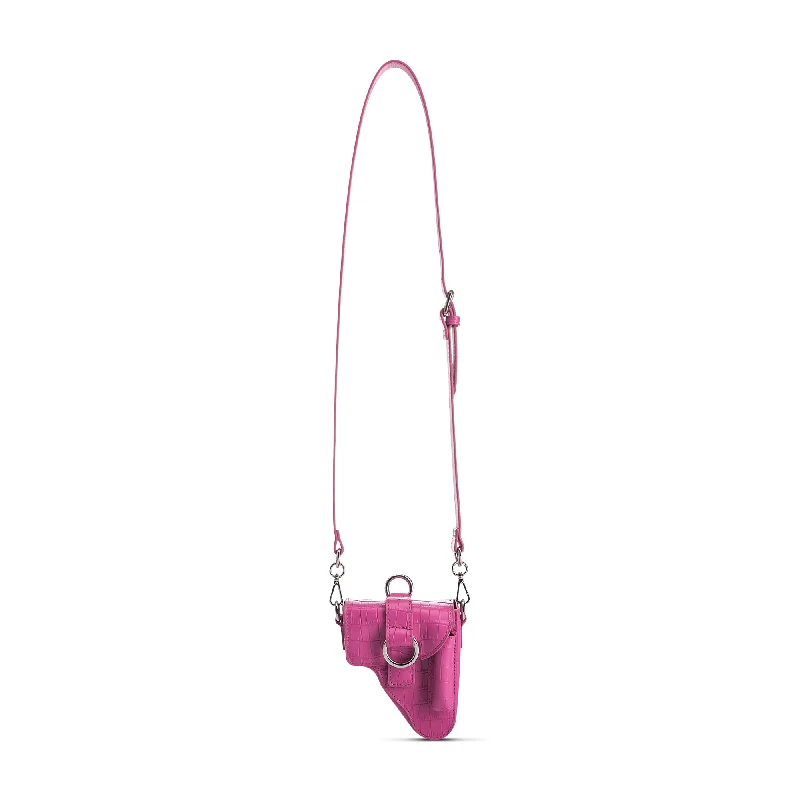 Urban Style Pink Leather Multi Purpose Mini Bag