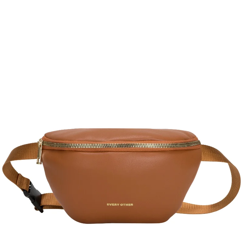Vintage Style Deals Puffy Moon Bag in Dark Tan