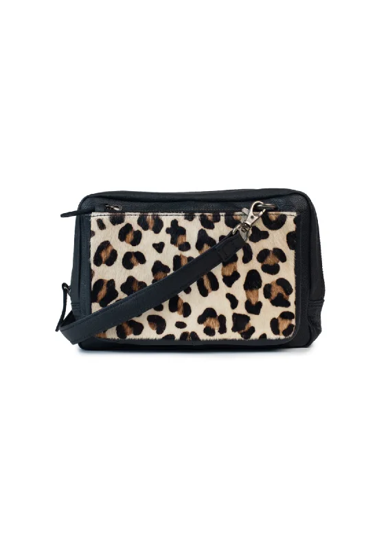 Luxury Bags On Sale Rule Of Three Andree Bag Pebbled Black Leoaprd