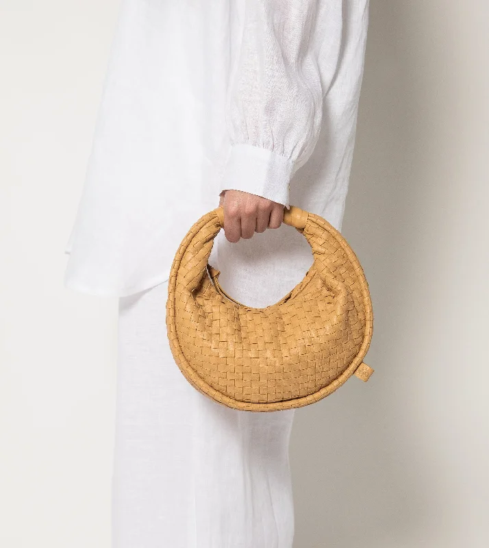 Chic Bags For Office Professionals And Urban Dwellers Santiago Mini Hobo Bag | Tan