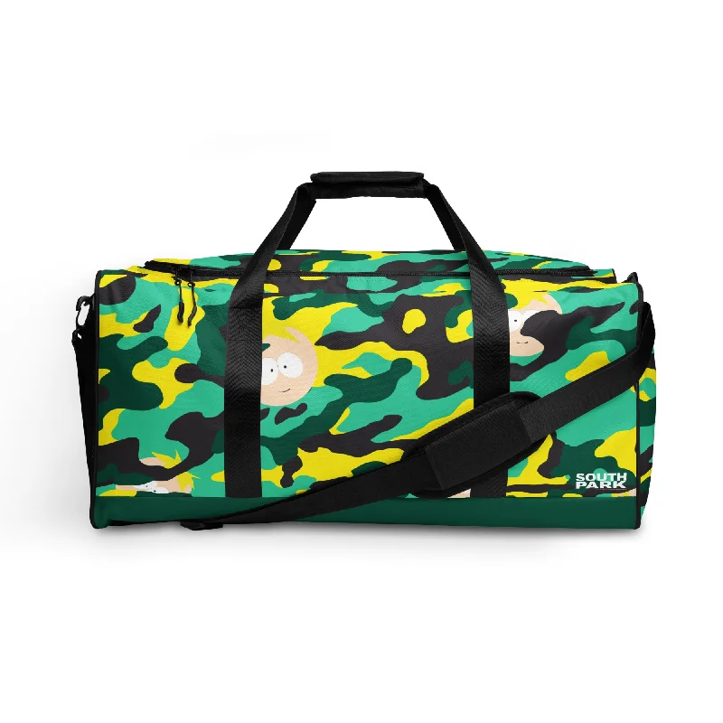 Trendy And Discounted Designer Handbags South Park Butters Camo Duffle Bag