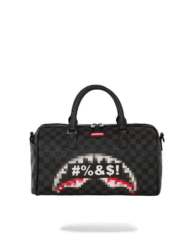 Glamorous Bags For Evening Events And Parties Sprayground Bag CENSORED MINI DUFFLE Black Glamorous Bags For Evening Events And Parties Sprayground Bag CENSORED MINI DUFFLE Black