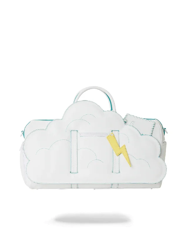 Luxury Bags On Sale Sprayground Bag CLOUD DUFFLE White