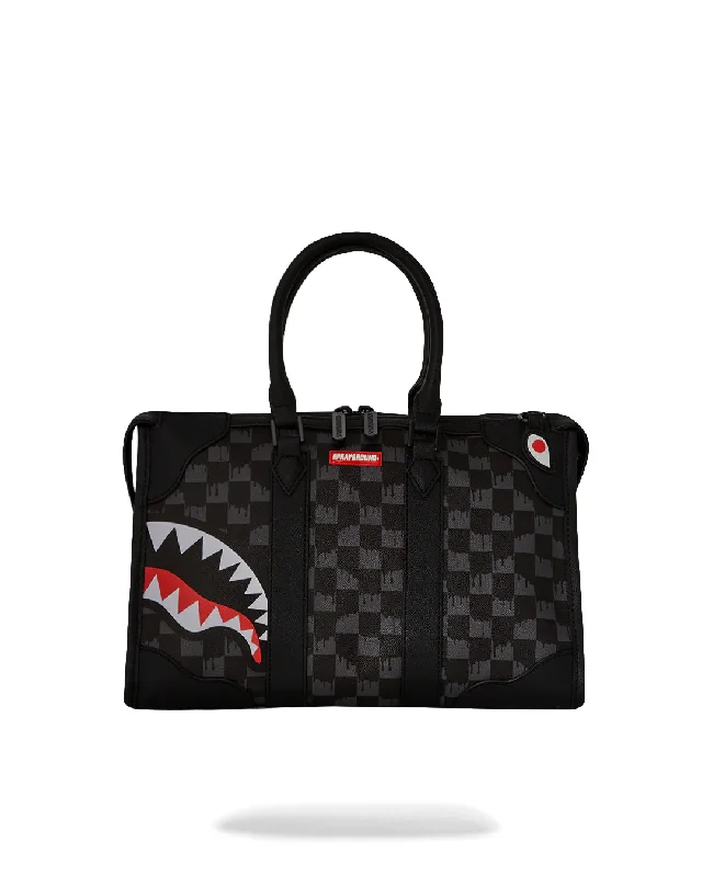 Lightweight Bags For Senior Travelers Sprayground  DRIP CHECK SHARK MINI DUFFLE
