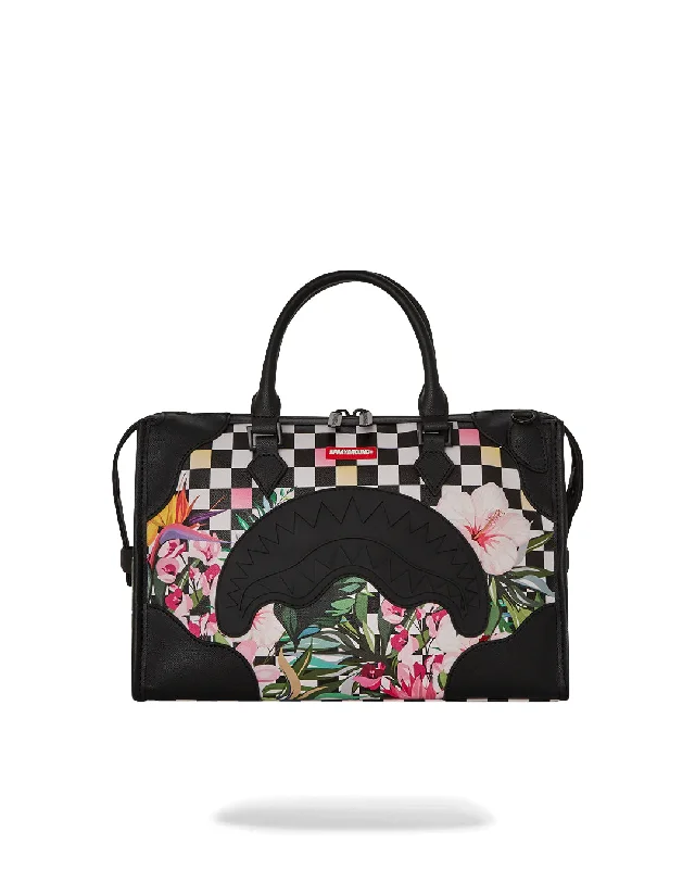 Tsa-Approved Bags For Hassle-Free Airport Security Sprayground MIAMI FLOWERS MINI TRIANGLE DUFFLE Tsa-Approved Bags For Hassle-Free Airport Security Sprayground MIAMI FLOWERS MINI TRIANGLE DUFFLE