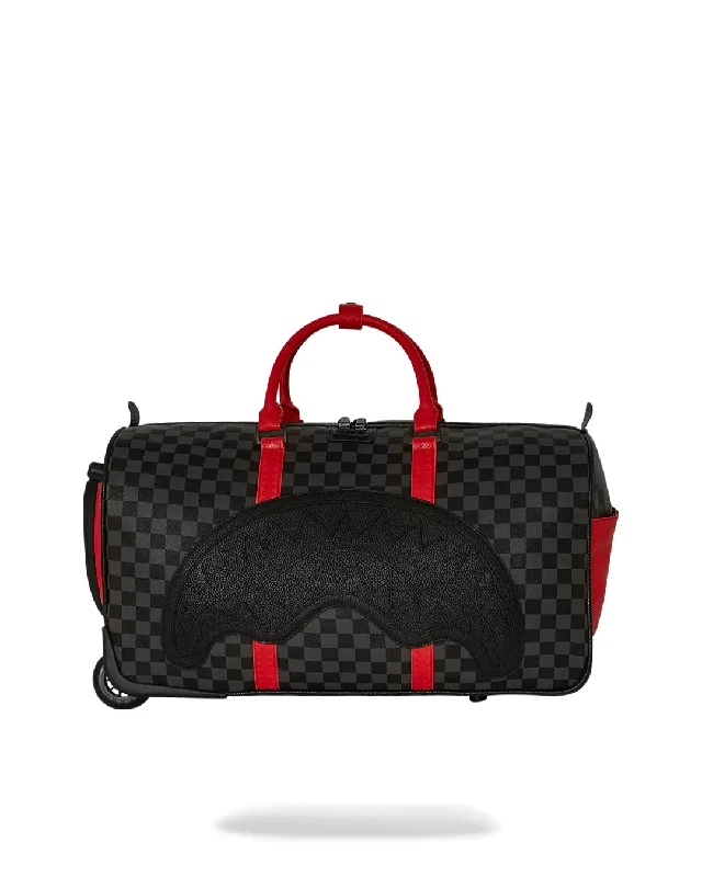 Designer Bags For Luxury Collectors Sprayground  RACEWAY 3 DUFFLE LARGE WHEELY