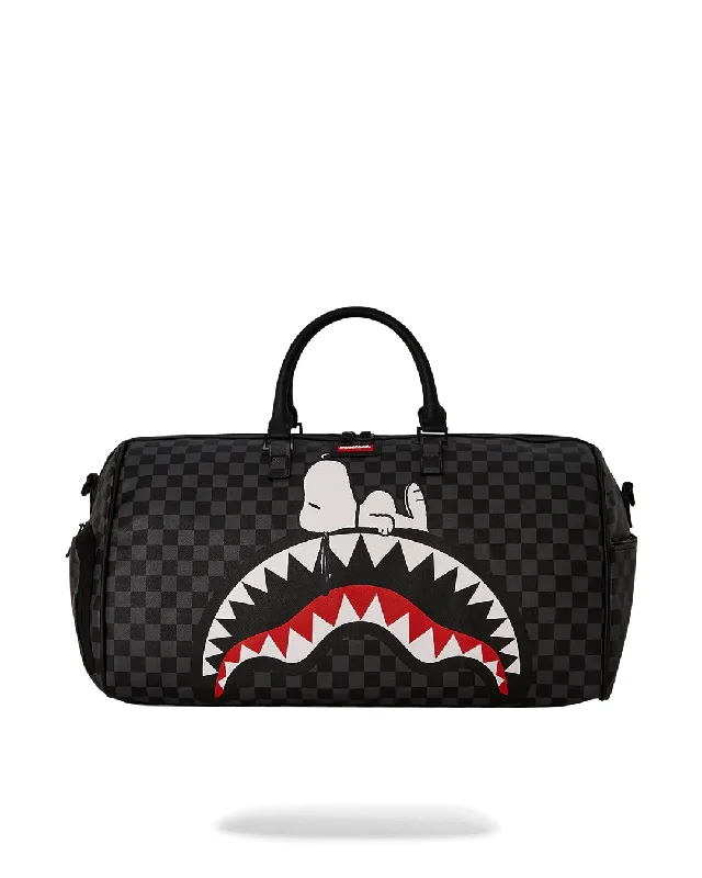 Luxury Bags For Working Professionals Sprayground  SNOOPY CHILLIN LARGE DUFFLE