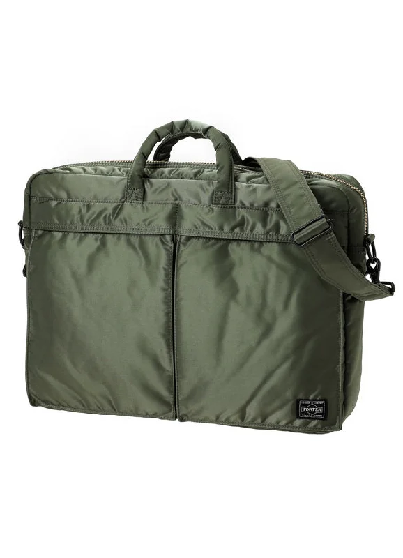 Durable And Fashionable Bags For Daily Use TANKER | 2Way Briefcase | Sage Green