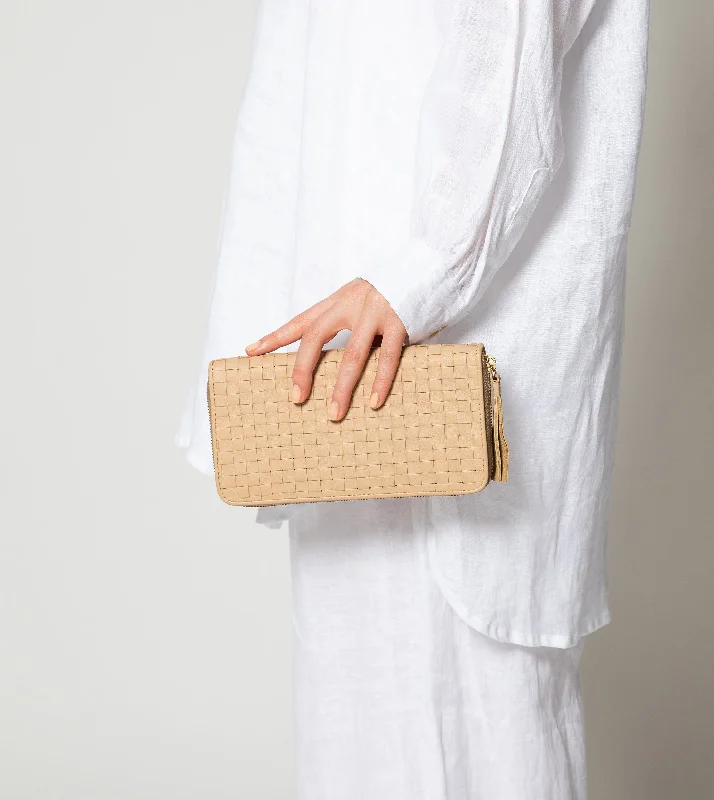 Tote Bag For Office Use Tiegs Zip Wallet | Bone