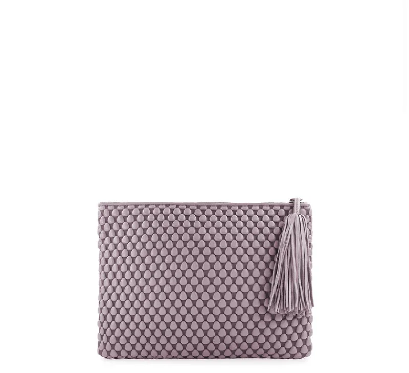 Limited Time Offer Tissa Fontaneda H08XL Extra Large Pochette Spanish Nappa Bubble Flieder