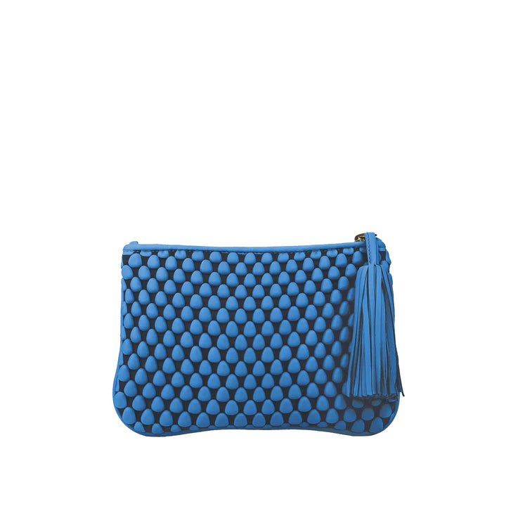 Luxury Bags For Professionals With Discounts Tissa Fontaneda Capri Blue Large Pochette