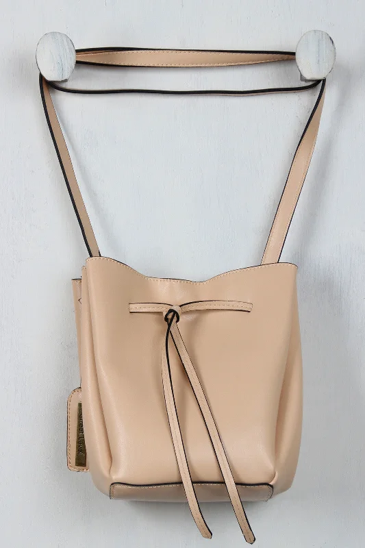 New Year Party Bag For Celebrations Vegan Leather Drawstring Bucket Bag