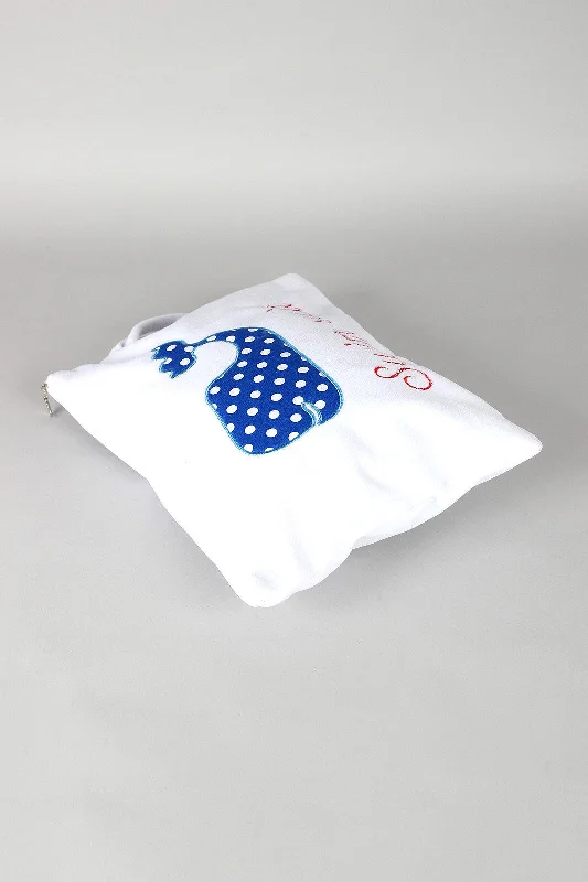 Lightweight Bags For Senior Travelers Polka Dot Whale Swimsuit Mini Bag