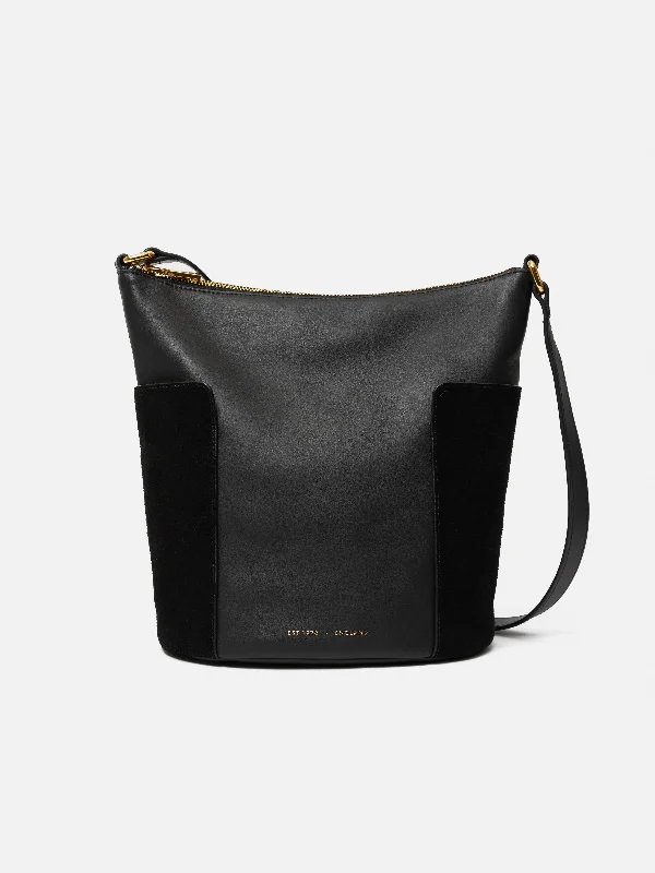 Bags For Sporty And Athletic Styles York Slouchy Bucket Bag | Black