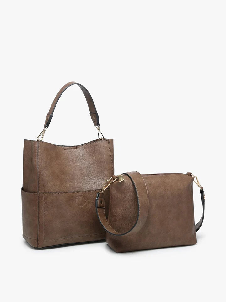 Trendy Bags Abby Bucket Bag (Chocolate)