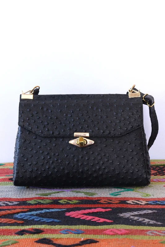 Bags For College Students On A Budget Ostrich Embossed Satchel