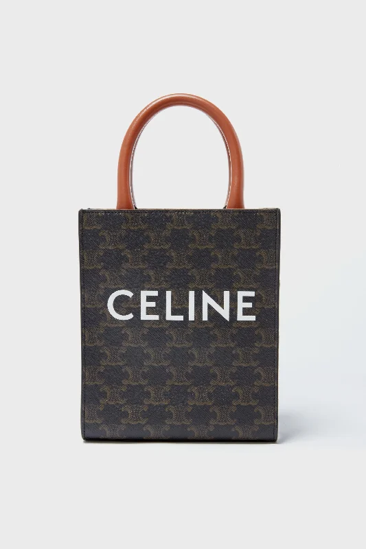 Retro Lovers Celine Triomphe Mini Vertical Cabas Tote
