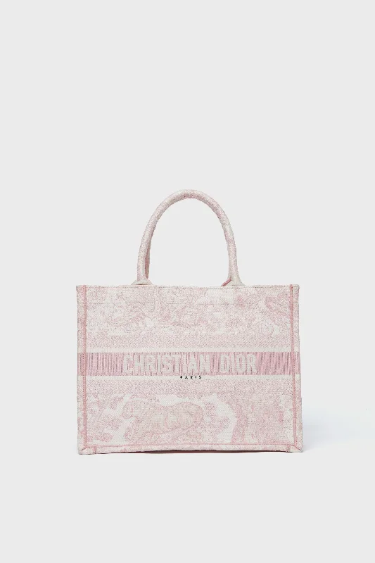 Tote Bag For Everyday Use Dior Pink Medium Book Tote