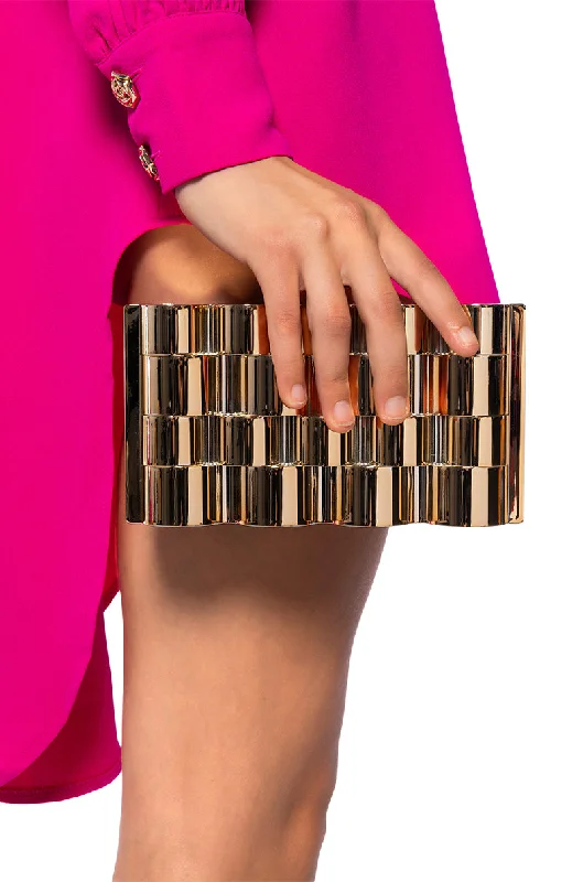 High-Quality Bags ELDORADO METAL CLUTCH