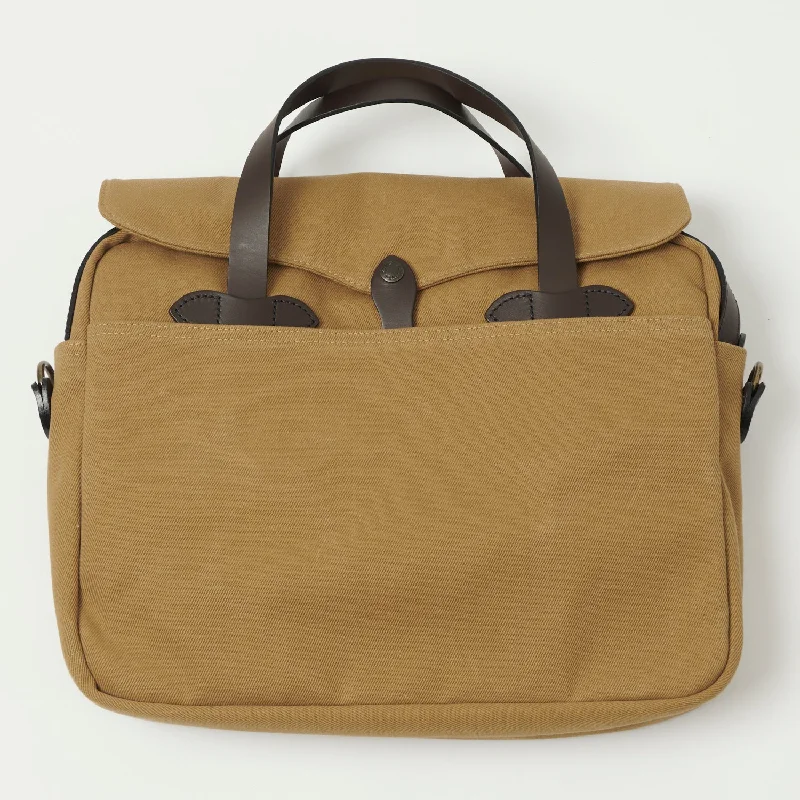 Luxury Bags On Sale Filson Rugged Twill Original Briefcase - Tan
