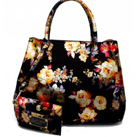 YELLOW FLOWERS WITH BLACK