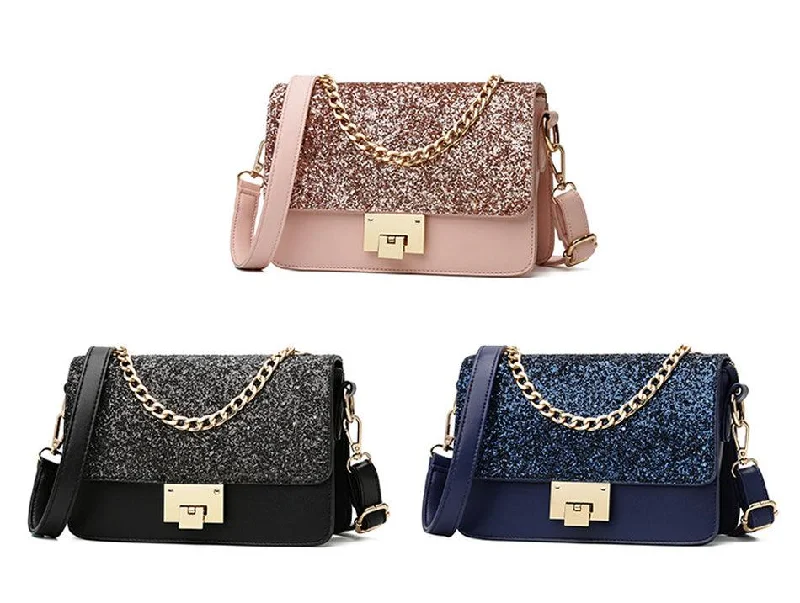 Luxury Bags For Working Professionals GLITTER & GOLD EVENING CLUTCH