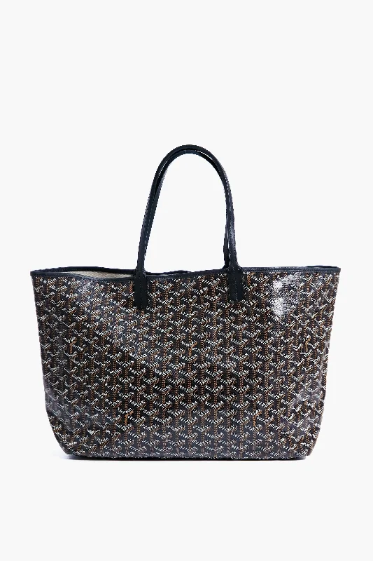 Seasonal Clearance Bags For Summer Goyard Black PM Saint Louis Tote