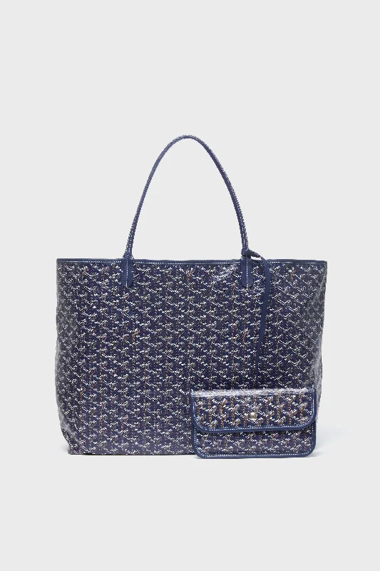 Luxury Bags On Sale Goyard Navy GM Saint Louis Tote
