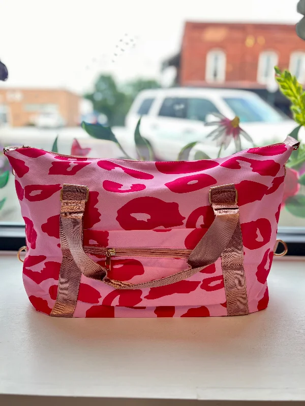 Luxury Seekers Leopard Weekender Bag