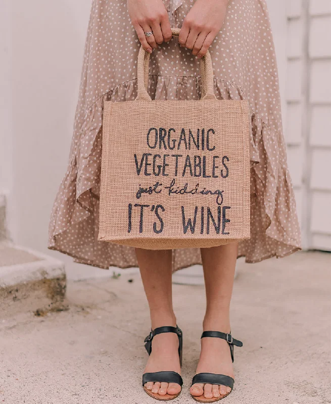 Chic Bags For Office Professionals And Urban Dwellers Organic Vegetables Straw Shopping Bag